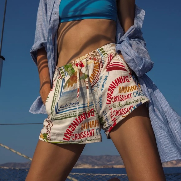 Sezane x Farm Rio Kurt Shorts - Picture 1 of 2